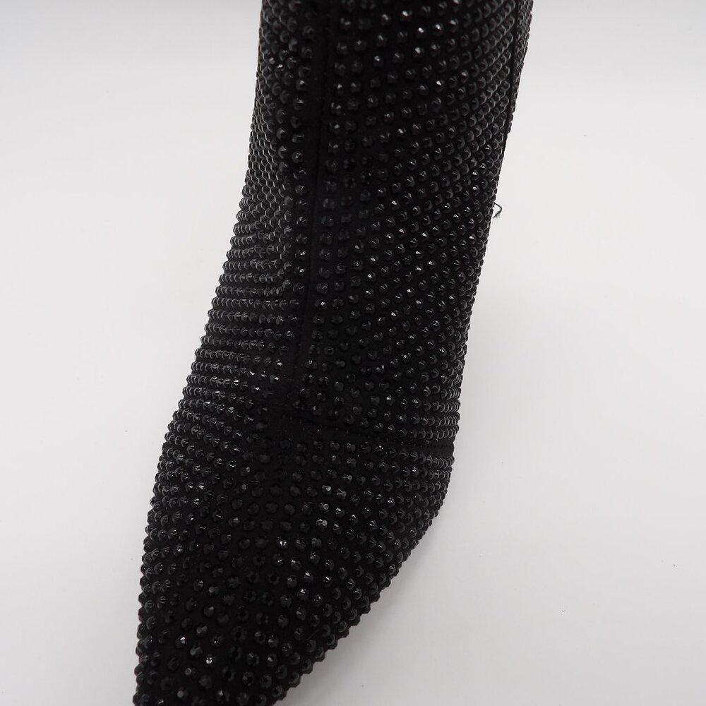 Thalia Sodi Womens Raquell Pointed Toe Rhinestones Mid-Calf Boots - Picture 4 of 8